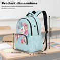 thumbnail image 6 of KUIFORTI Capybara Strawberry Lunchbox and Bookbag Kid Backpack Set 4Pcs Lightweight Boys School Bag for Elementary Primary Middle School Pencil Bags Water Bottle Sleeve Back to School Supplies, 6 of 7
