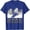 Blue, variant on Womens Tees Casual Letter Print Short Sleeve Regular Fit Classic Crewneck Summer Urban Streetwear Stylish Graphic Tees