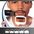 thumbnail image 3 of Beard Shaping Tool Kit - 5PCS Beard Stencil Set for Perfect Beard Lines, Jawline, Goatee & Neckline - Beard Guide for Men Grooming (A set of white and a white wrap), 3 of 6