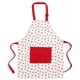 thumbnail image 2 of Juego de delantal y gorro de chef para niños, lindos delantales para hornear para niños con correa ajustable para el cuello y bolsillos para niñas, niños, cocinar, hornear, pintar, jardinería Ormromra WMZL-1048-2, 2 of 7