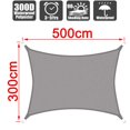 thumbnail image 1 of Toldo impermeable 300D para exteriores, tela Oxford, protector solar Anti-UV, cubierta de lluvia para jardín, patio 3x3m/3x4m/3x5m/2x3m, 1 of 4