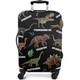 thumbnail image 4 of Travel Luggage Cover Suitcase Protector Fits 18-32 Inch Luggage Wheel Covers Patterned Travel Related Items Flower Luggage Protector Elastic Luggage Anti-scratch Suitcase Cover XL, 4 of 5