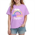 thumbnail image 1 of Camiseta de Manga Corta Linda Tops Niñas Niños Gráficos Camiseta de la Escuela Temporada Imprimir Tee para Niños, 1 of 9