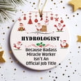 thumbnail image 2 of Ornament Kits 2025, Ornaments 2025 - Hydrologist Ornaments Christmas 2025, Birthday Gifts for Mom, Dad, Grandma, Grandpa, Hydrologist Christmas Tree Decoration Ceramic Ornament, 2 of 3