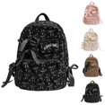thumbnail image 2 of Gaexia School Bag,Versatile Bowknot Backpack, Lightweight Casual Patchwork Daypack for Students School Travel Commute, Bow Backpack, 2 of 7