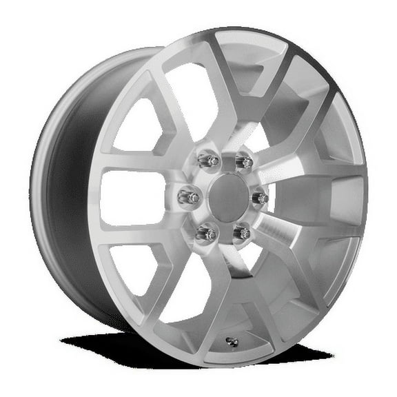 OE Creations Aluminum Rim PR169 20X9in Silver with Machined Spokes Finish, 169S-295827