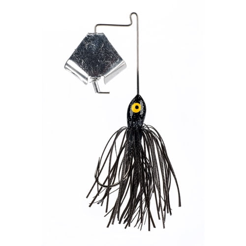 Strike King Mini Pro Buzz 1/8oz Buzzbait Lure Black - Walmart.com