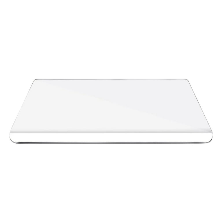 Koncifun Cutting Boards for Kitchen Acrylic Cutting Boards with Counter Lip  Non Slip Clear Cutting Boards Protect Countertop Chopping Board for Home