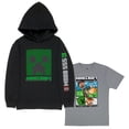 thumbnail image 1 of Conjunto de ropa Minecraft, sudadera con capucha y camiseta para niños, talla 8, 1 of 7