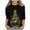 Yellow, variant on BFHHYA Kids' Unisex Christmas T-Shirt Boys Girls Light-Up Christmas Tree Graphic Tee 3/4-Sleeve Crew Neck Top for Christmas Eve Events(3-12Y)