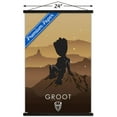 thumbnail image 2 of Marvel Heroic Silhouette - Groot Wall Poster with Magnetic Frame, 22.375" x 34", 2 of 3