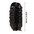 thumbnail image 2 of 26 Inch Deep Human Hair Wig Glueless Wavy Lace Front Wig High Density Natural Looking Curly Hair for Women, 2 of 5