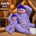 thumbnail image 6 of Snuggle Goof Onesie - Funny Big Mouth Monster Onesie, Snuggle Monster Pajamas with Pocket, 6 of 6