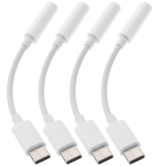 Miangastore 4Pc High-end USB Type-C to Headphone Adapter Audio Adapter