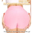 thumbnail image 5 of QRIC Women Workout Booty Shorts Scrunch Butt Lifting Yoga Shorts High Waist Sports Textured Leggings Anti Cellulite, 5 of 6