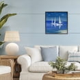 thumbnail image 3 of Stupell Industries Rustic Lodge Serenity Sailboats Reflected on Water Black Framed Giclee Art, 17 x 17, by Paul Brent, 3 of 8
