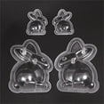 thumbnail image 6 of Moocorvic 3D Easter Bunny Shape Plastic Cake Chocolate Mold DIY Handmade Baking Mold, 6 of 9