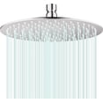 thumbnail image 1 of Pommeau de Douche Pluie Rond Haute Débit Acier Inoxydable Design Haute Pression (B-Chrome 12), 1 of 8