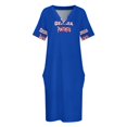 thumbnail image 4 of Vestido holgado con bolsillos de Georgia, ropa de mujer, vestido elegante de Corea para mujer, 4 of 7