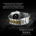 thumbnail image 3 of Notre Dame Executive Series Stainless Steel Two-Tone Watch Band for Apple Watch - 38/40/41mm(42mm Series 10) by Affinity Bands, 3 of 3