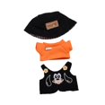 thumbnail image 3 of Vaveren Doll Clothes for 15-17cm Doll,Cartoon,T Shirt Overalls with Hat,Costumes,Dress up Stuffed Animals Clothes Doll Clothing Black, 3 of 8