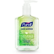 PURELL Advanced Hand Sanitizer Naturals Gel with Plant Based Alcohol, 8 oz Pump Bottle