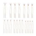 thumbnail image 1 of Weiweiguan 18 Pcs Perles Épingle à Cheveux Fourche à Cheveux Mariage Épingle de Mariée Outils de Coiffure, 1 of 6