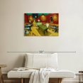 thumbnail image 2 of Elephant Stock The Night Cafe Wall Art - Horizontal Canvas Wall Art - Living Room Wall Decor - Hobbies And Lifestyle Canvas - Yellow And Red Decor By Vincent Van Gogh - 30" x 20", 2 of 4