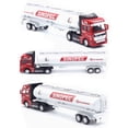 thumbnail image 5 of XIANXIAN Oil Tanker Trailer Toy, Heavy Duty Realistic Look Alloy Hauler Car Toys Vehicle, 1:50 Scale Diecast Tanker Truck, Toy Trucks for Kids, 5 of 6
