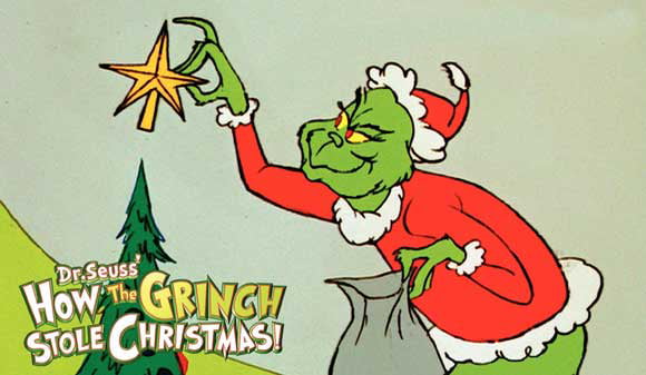 No Frame The Grinch Art Christmas Movie Poster 