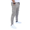 thumbnail image 4 of Jogger cargo de gabardina stretch John Silver Corte skinny color gris claro, 4 of 4