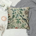 thumbnail image 2 of Nawypu  Throw Pillow Cover Japanese Crane Retro Style Asian Oriental Bird Heron Flowers Tree Leaves Square Pillow Case Cushion Cover for Home Car Decorative, 2 of 5