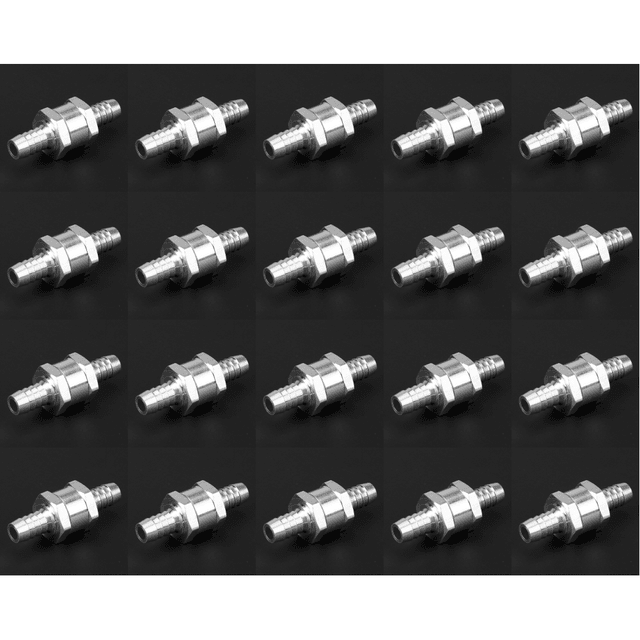 Válvula Retención Coche Antirretorno Aleación Aluminio Unidireccional Gasolina Diésel (10mm)