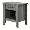 thumbnail image 2 of Modern Gray Bedside Table with Ample Storage, 2 of 4