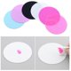 thumbnail image 3 of 5Pcs Nail Art Silicone Mixing Tray for Foundation and Blending (Black Rose Red Purple White Blue), 3 of 5