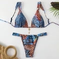 thumbnail image 2 of BOOMNY Womens Bikini Sets 2 Peice Swimsuit For Women Hawaii Graphic Swimwear Spaghetti Straps Low Rise Cozy Soft Bathing Suits, 2 of 4