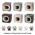 thumbnail image 6 of PETMAKER Cat House for Rabbits, Guinea Pigs, and Small Animals, Dark Brown, 6 of 7