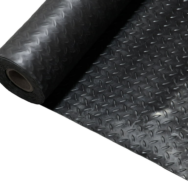 Diamond Plate Garage Floor Mat - Griot's Garage