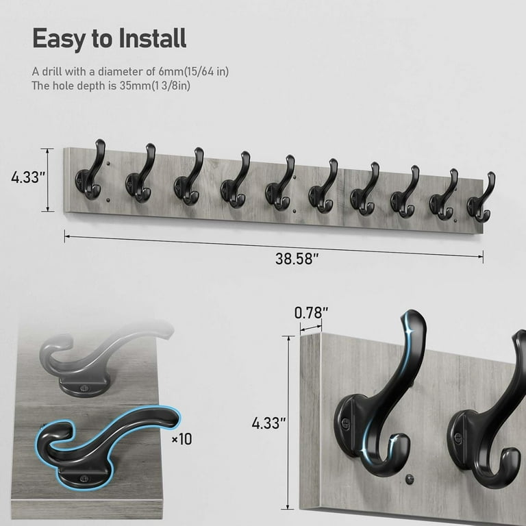 Rustic hooks for wall hotsell