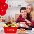 thumbnail image 6 of A1U Valentine's Day Red Plastic Sentiment Buckets with Handles, Assorted Holiday Themed-Party Gift Favors Storage Organizer Holder Container Tray Serveware Birthday Thanksgiving Decorations, 2 ct., 6 of 7