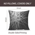 thumbnail image 2 of LALILO Throw Pillow Covers Geometric With Irregular Lines Lines Cushion Cover 18" x 18", 2 Pack, 2 of 6