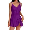 thumbnail image 1 of Maillot de Bain pour Femme, Robe de Bain 2025 avec Nœud à Nouer en Métal Doré, 1 of 4