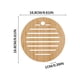thumbnail image 2 of Fiudx Ofertas relámpago del día Bandeja de mesa de cocina con aislamiento de madera para tazas y cuencos, tapete de mesa grueso y aislante para el hogar, 2 of 2