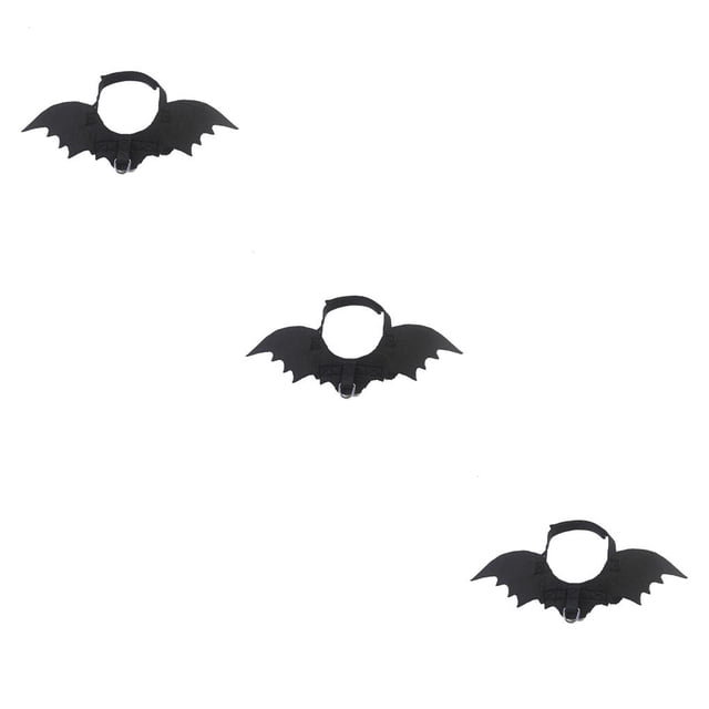 Methold Disfraz de alas de murciélago para mascotas de Halloween, disfraz de mascotas, juego de rol festivo, suministros de vestir de gatito Type1 NO1