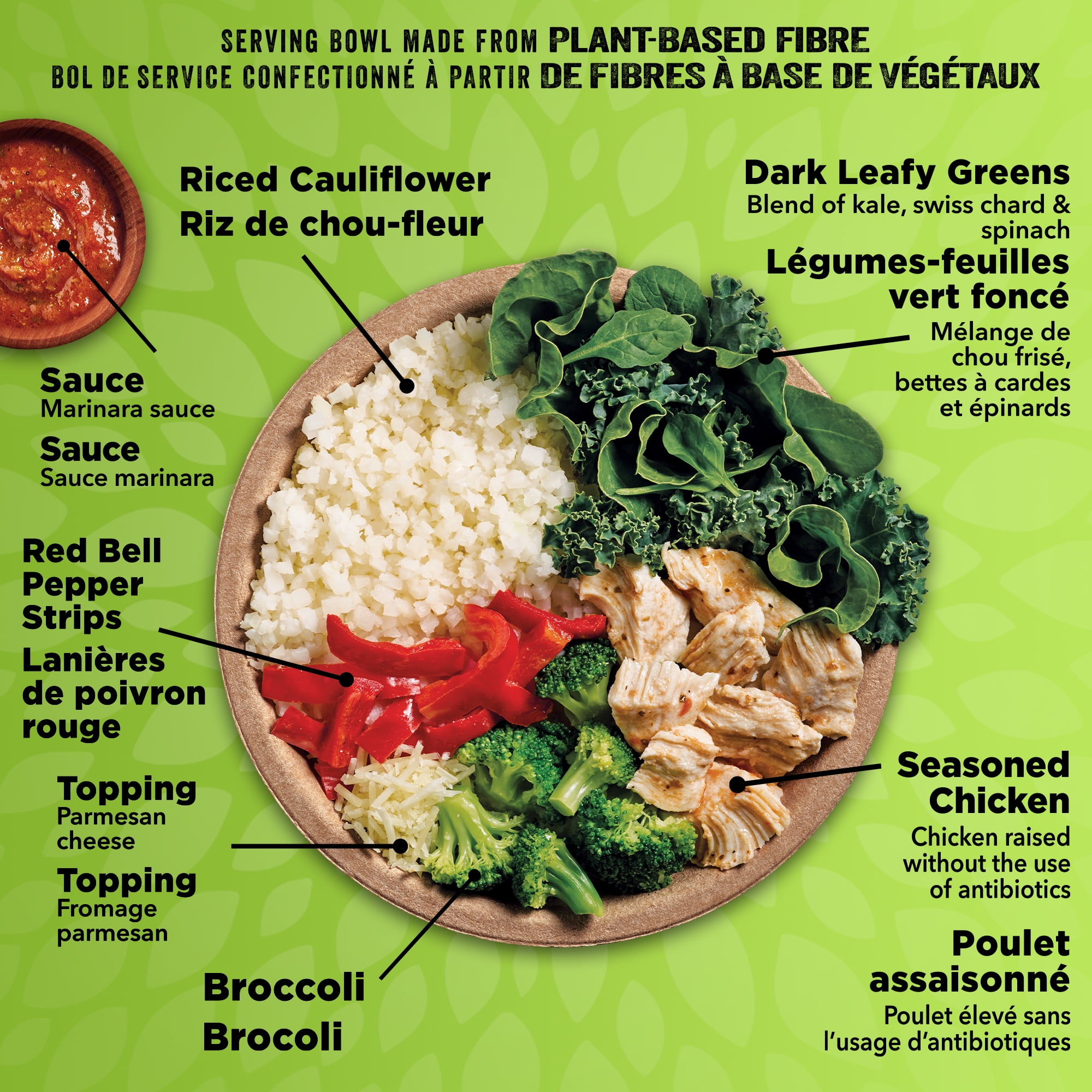 Bols énergie Poulet marinara Healthy Choice™, sans gluten 262 g