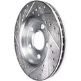 thumbnail image 5 of Detroit Axle - Front Drilled Brake Rotors for Chrysler Crossfire Mercedes-Benz CLK430 E300 E320 E430 SLK280 SLK300 SLK320, 5 of 6