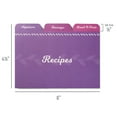 thumbnail image 5 of Separadores De Tarjetas De Recetas Jot & Mark – 24 Pestañas Por Juego Funciona Con Tarjetas De 4 X 6 Pulgadas Ayuda A Organizar La Caja De Recetas (Arco Iris) – Divisor De Pestañas, 5 of 5