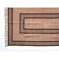 thumbnail image 3 of Hand block printed area rug Indian handmade cotton rug kitchen floor bedroom rug Outdoor garden yoga mat beach throw rug 3x5 feet, 3 of 5