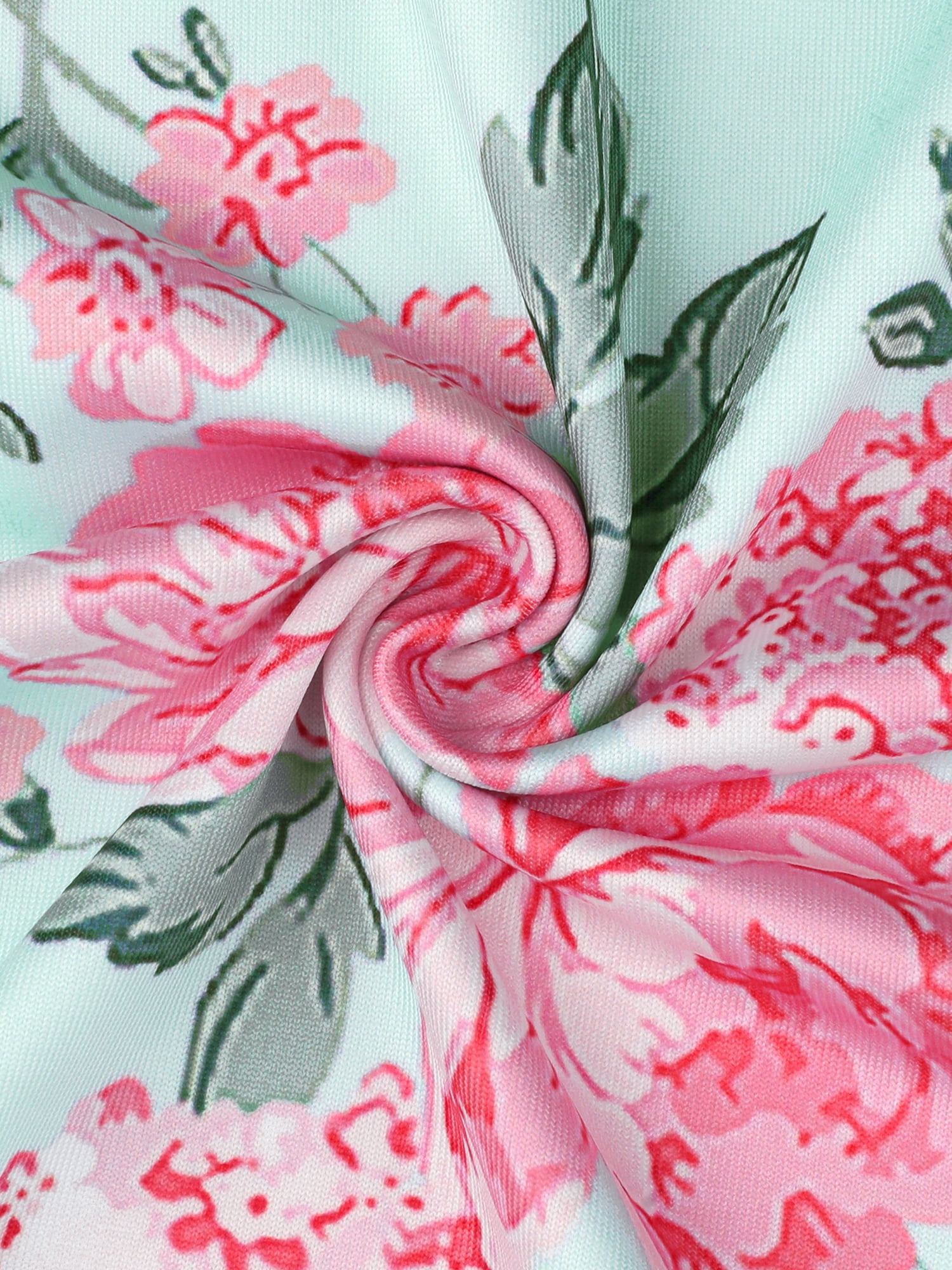 DARING DIVA Women's Floral Rose Sleeveless Spaghetti Strap Sleepdress S Green