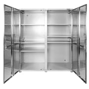 Seville Classics UltraHD® Steel Storage Cabinet, 60 W x 24 D x 72 H, Granite